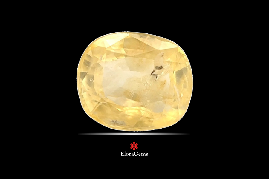 Yellow Sapphire (Pushparag) 9x8 MM 3.08 carats