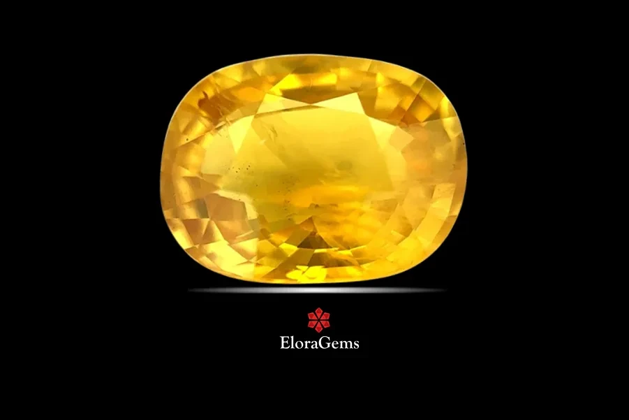 Yellow Sapphire (Pushparag) 15x11 MM 11.19 carats