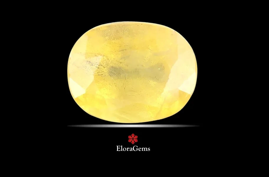 Yellow Sapphire (Pushparag) 10x8 MM 3.7 carats