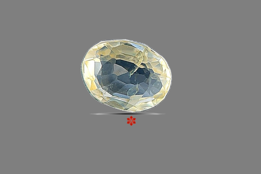 Yellow Sapphire (Pushparag) 6x5 MM 0.87 carats