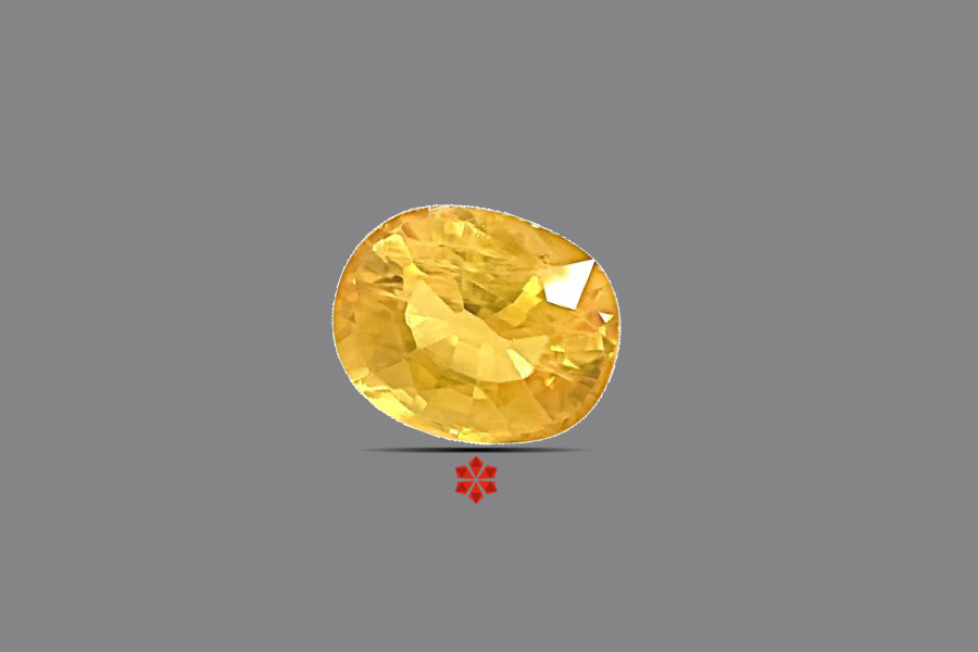 Yellow Sapphire (Pushparag) 8x6 MM 1.98 carats