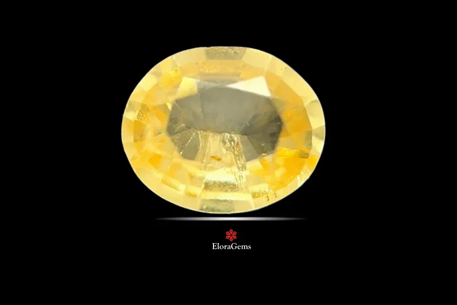 Yellow Sapphire (Pukhraj) 6x5 MM 0.78 carats