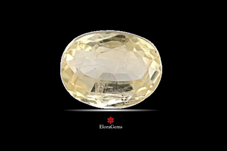 Yellow Sapphire (Pushparag) 8x6 MM 1.88 carats
