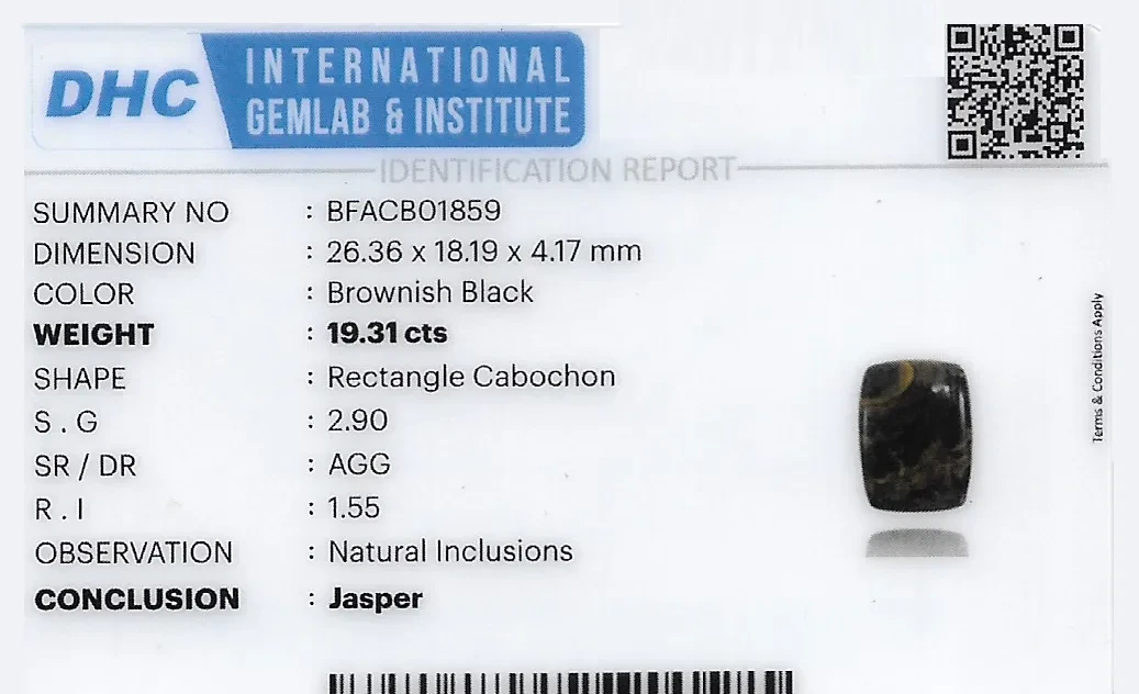 Jasper 26x18 MM 19.31 carats