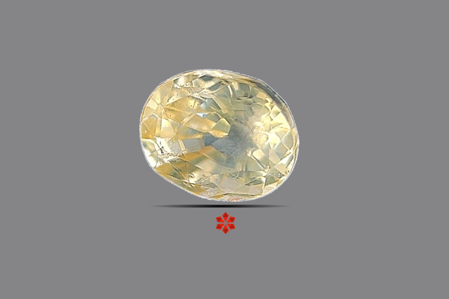 Yellow Sapphire (Pushparag) 7x6 MM 1.66 carats