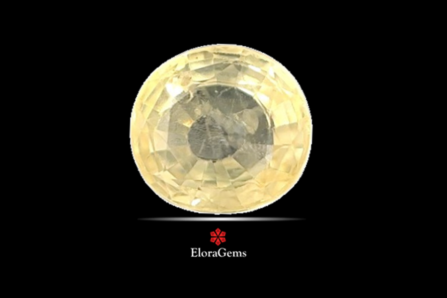 Yellow Sapphire (Pushparag) 8x8 MM 3.07 carats