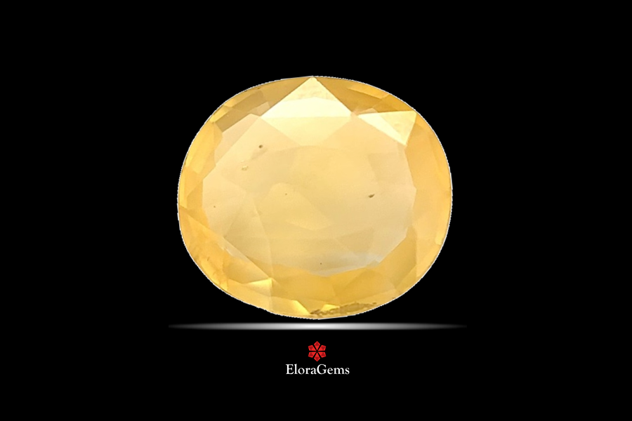 Yellow Sapphire (Pushparag) 10x9 MM 3.11 carats