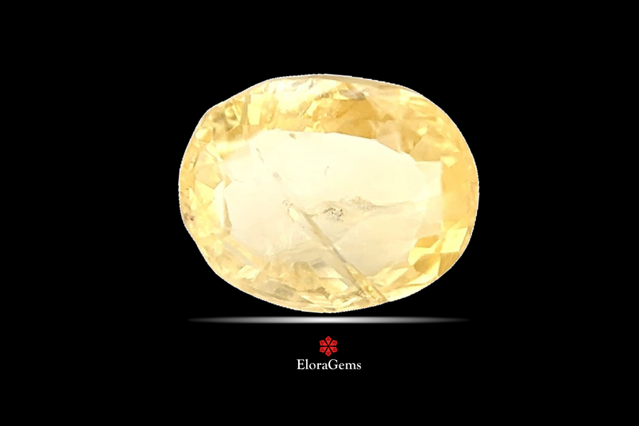 Yellow Sapphire (Pushparag) 10x8 MM 3.61 carats