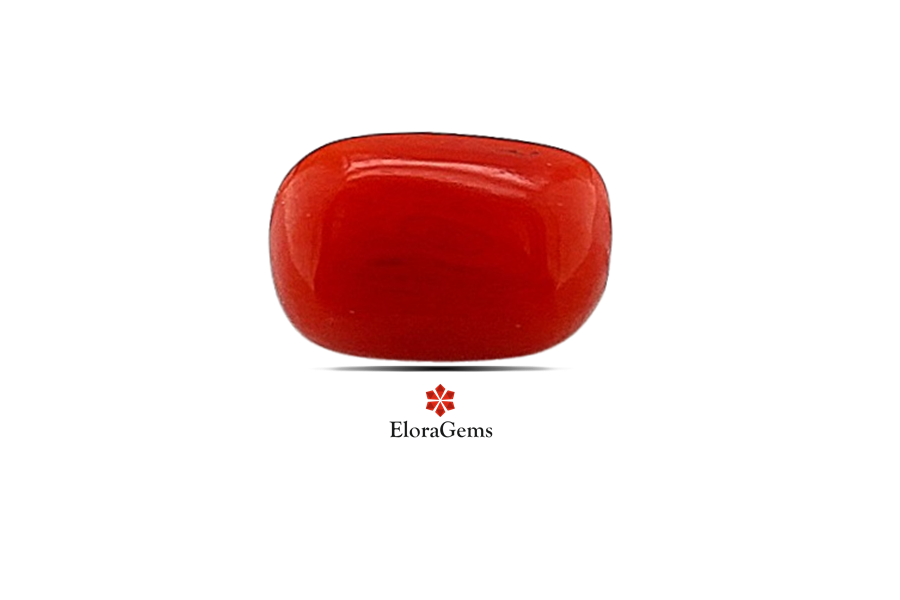 Red Coral (Pavalam) 9x7 MM 2.57 carats