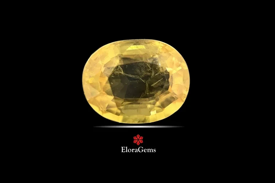 Yellow Sapphire (Pukhraj) 7x5 MM 1.2 carats