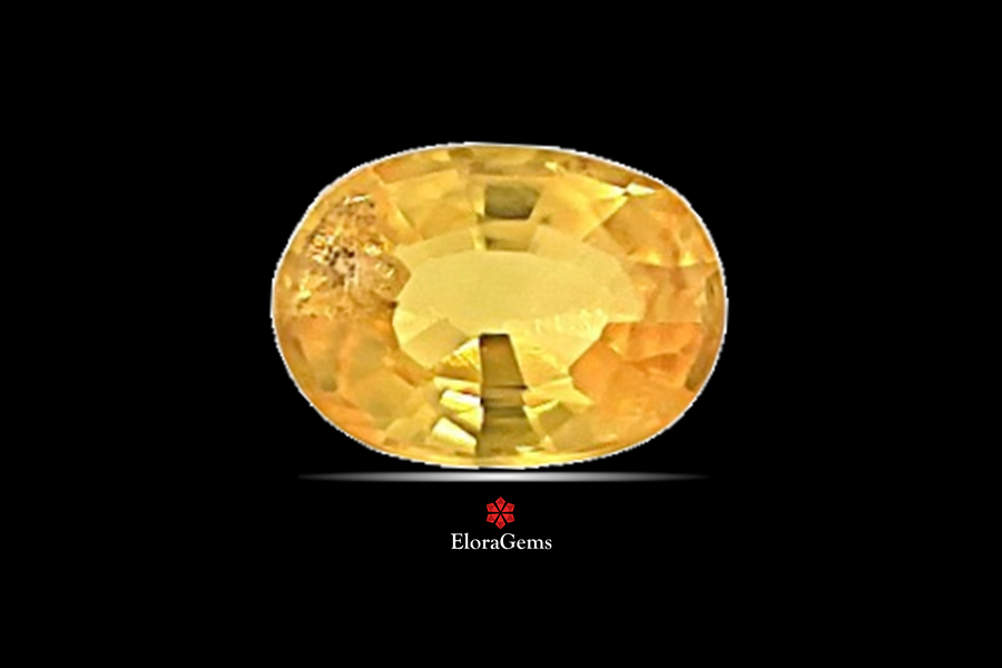 Yellow Sapphire (Pushparag) 7x5 MM 0.97 carats