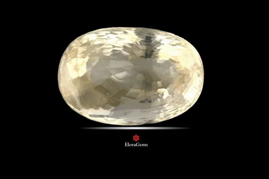 Yellow Sapphire (Pukhraj) 10x7 MM 3.61 carats