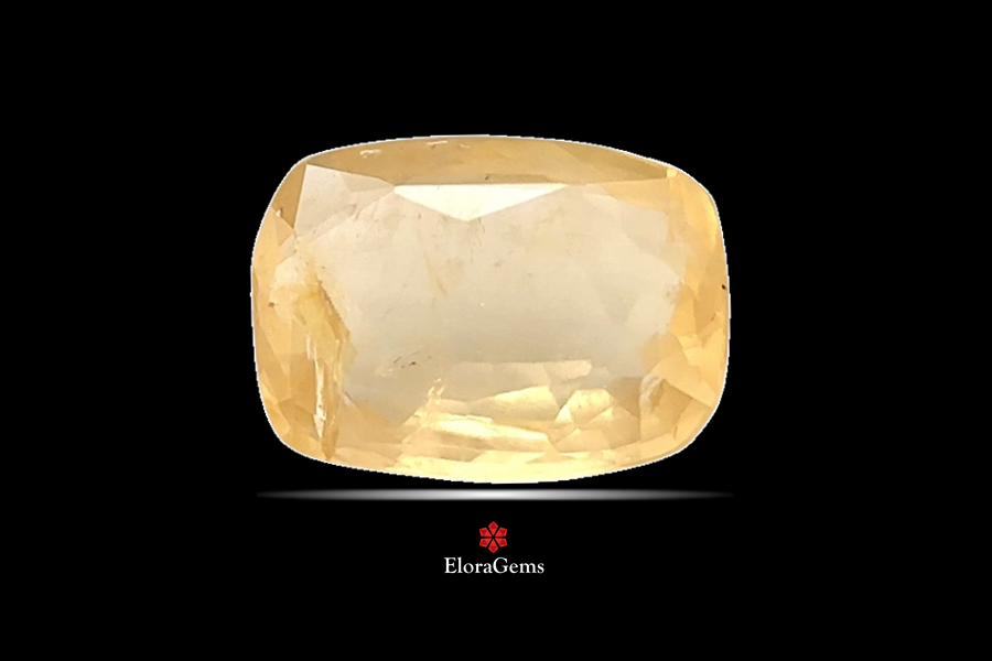 Yellow Sapphire (Pushparag) 10x7 MM 2.91 carats