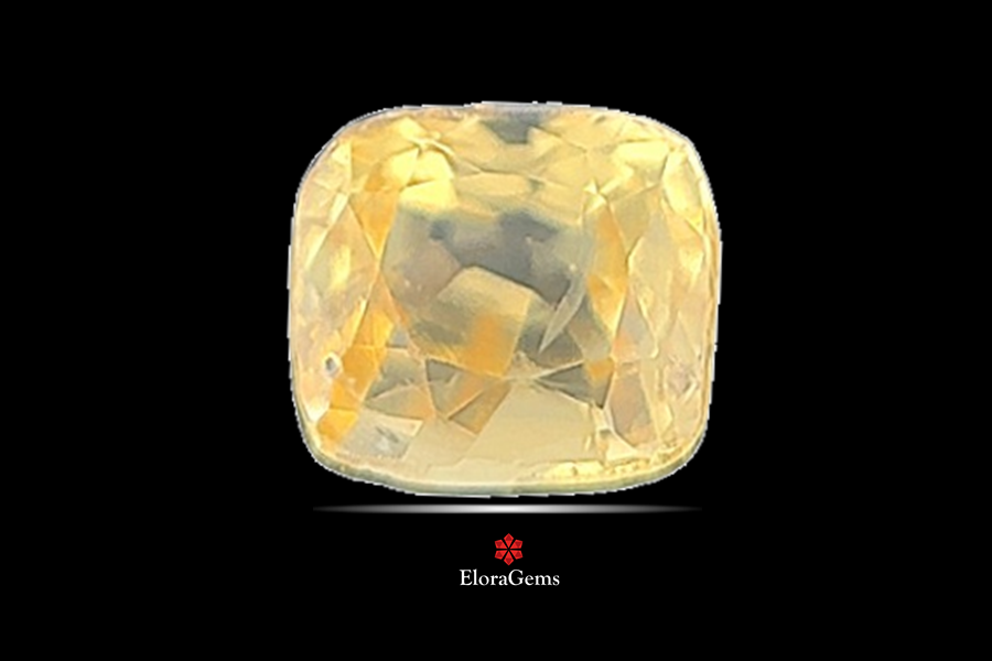 Yellow Sapphire (Pushparag) 5x5 MM 0.84 carats