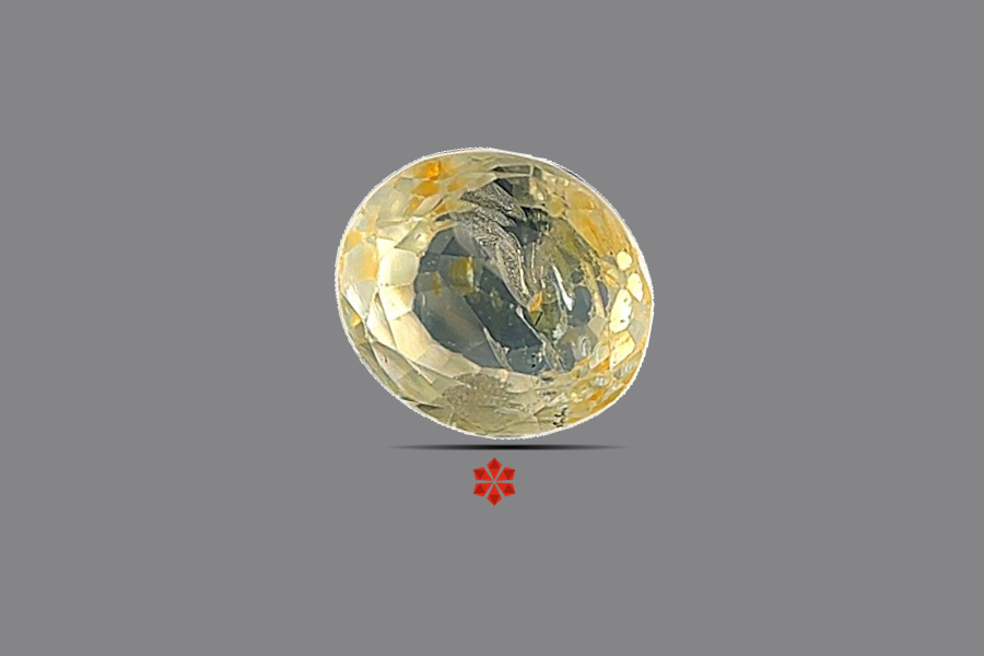 Yellow Sapphire (Pushparag) 7x6 MM 1.48 carats