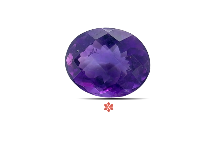 Amethyst 11x9 MM 3.7 carats