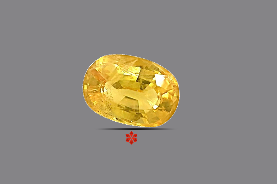 Yellow Sapphire (Pushparag) 9x0 MM 2.56 carats