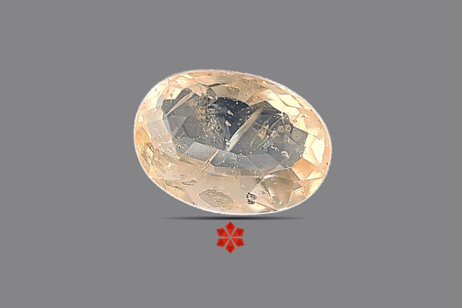 Yellow Sapphire (Pushparag) 10x7 MM 2.98 carats