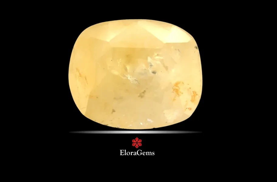 Yellow Sapphire (Pushparag) 11x9 MM 6.18 carats