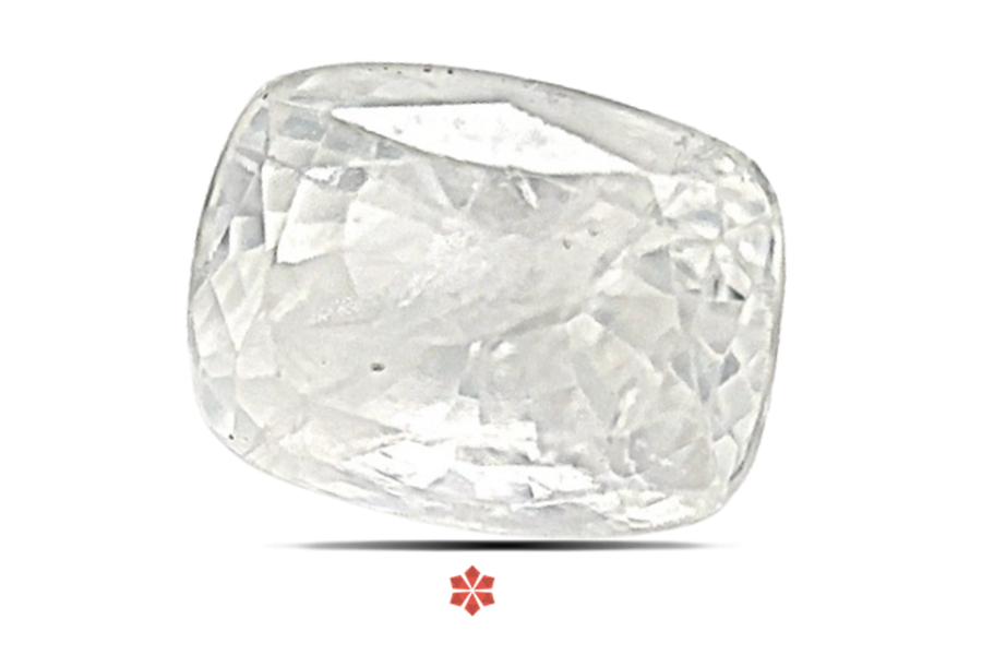White Sapphire 8x6 MM 2.57 carats
