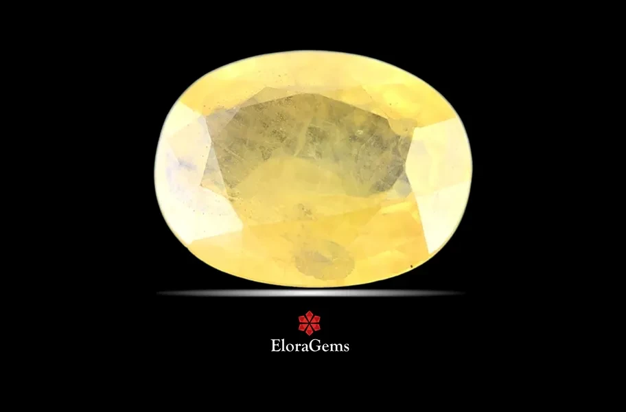 Yellow Sapphire (Pushparag) 11x8 MM 3.63 carats
