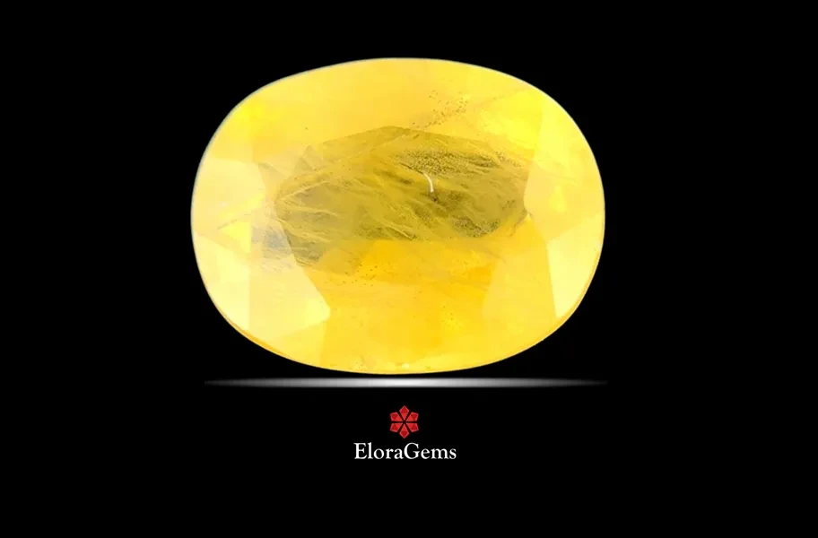 Yellow Sapphire (Pushparag) 10x8 MM 3.6 carats