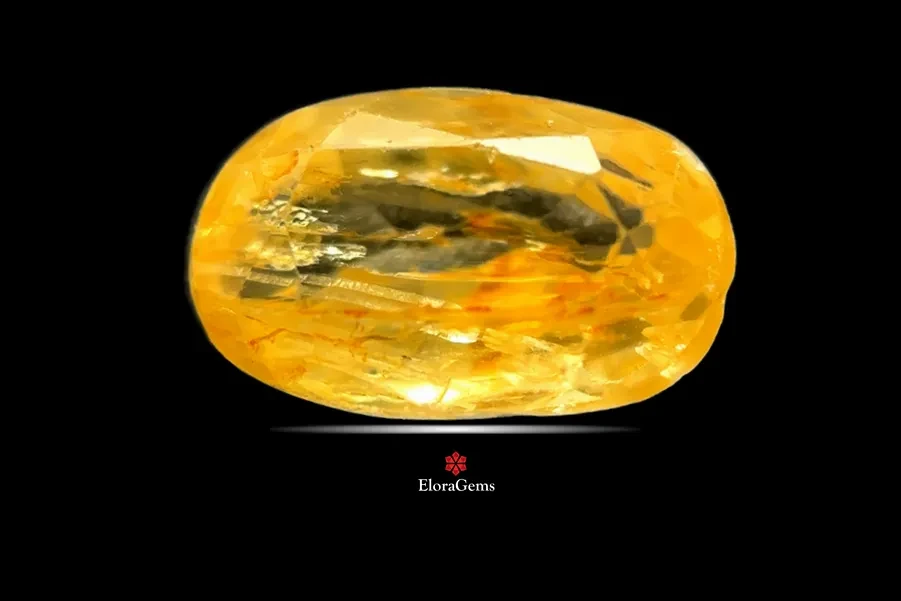 Yellow Sapphire (Pukhraj) 9x6 MM 2.03 carats
