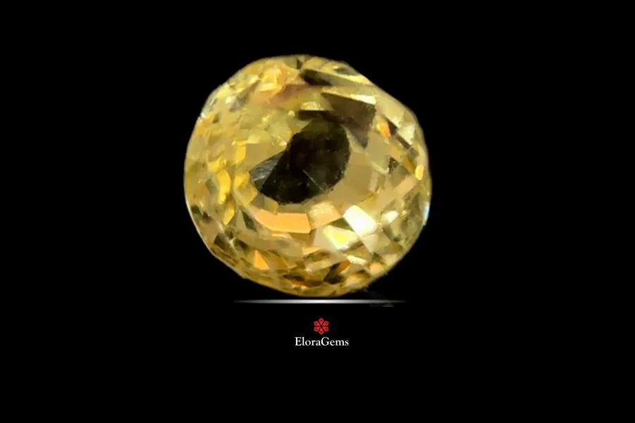 Yellow Sapphire (Pukhraj) 5x5 MM 1.16 carats