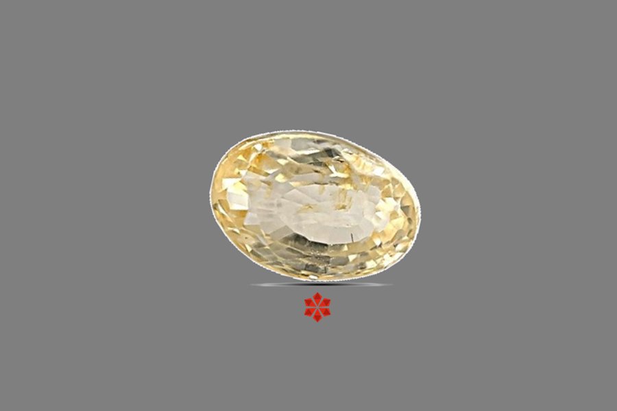 Yellow Sapphire (Pushparag) 7x5 MM 1.55 carats