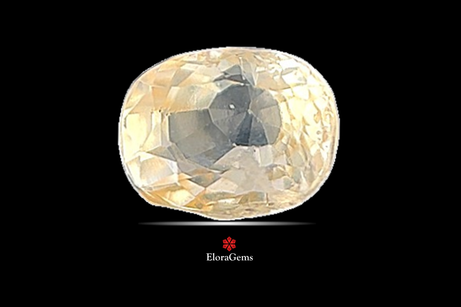 Yellow Sapphire (Pushparag) 6x5 MM 1.24 carats