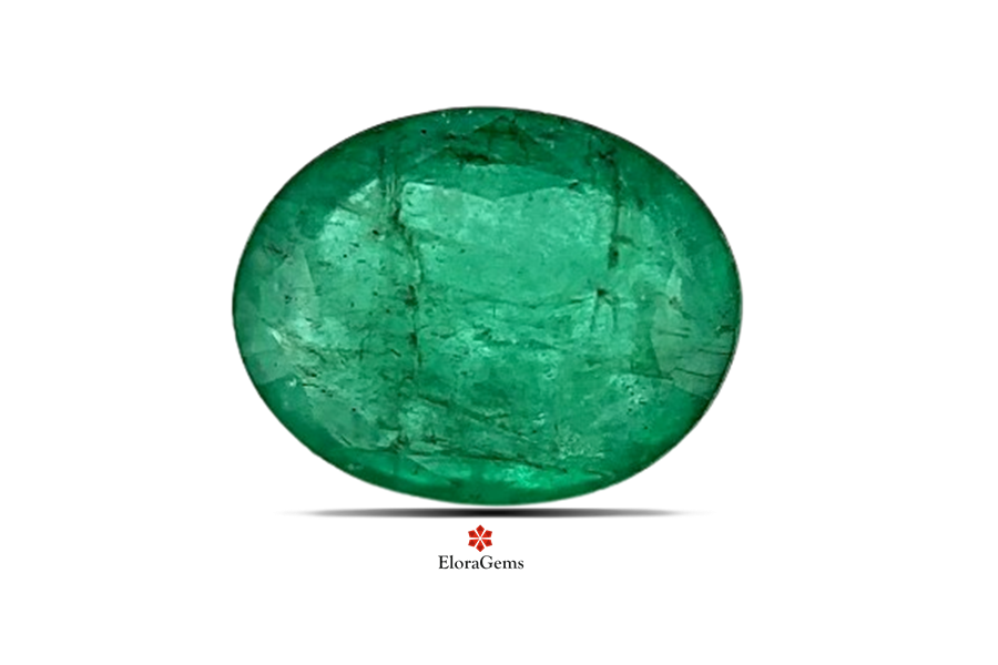 Emerald (Maragadham) 9x7 MM 1.8 carats