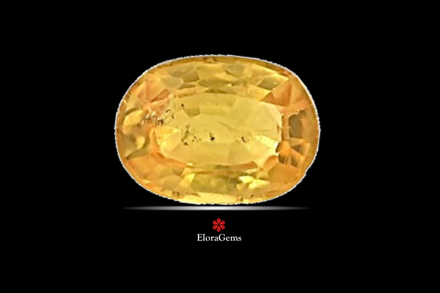 Yellow Sapphire (Pushparag) 7x5 MM 0.89 carats