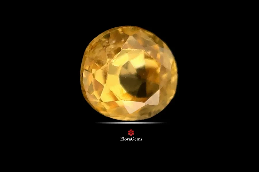 Yellow Sapphire (Pukhraj) 5x5 MM 0.71 carats