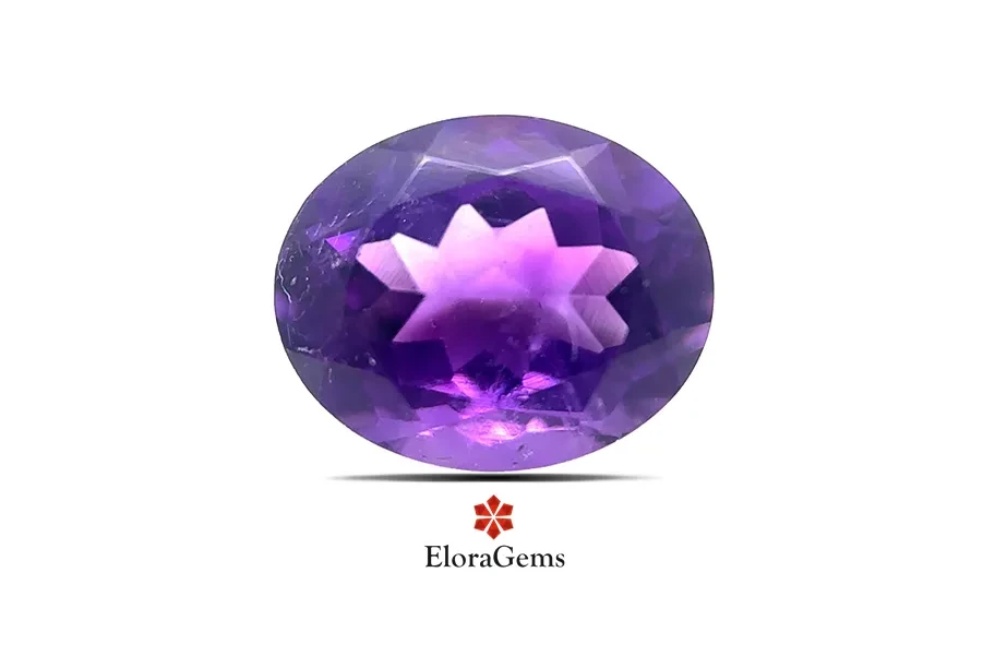 Amethyst 11x9 MM 4.06 carats