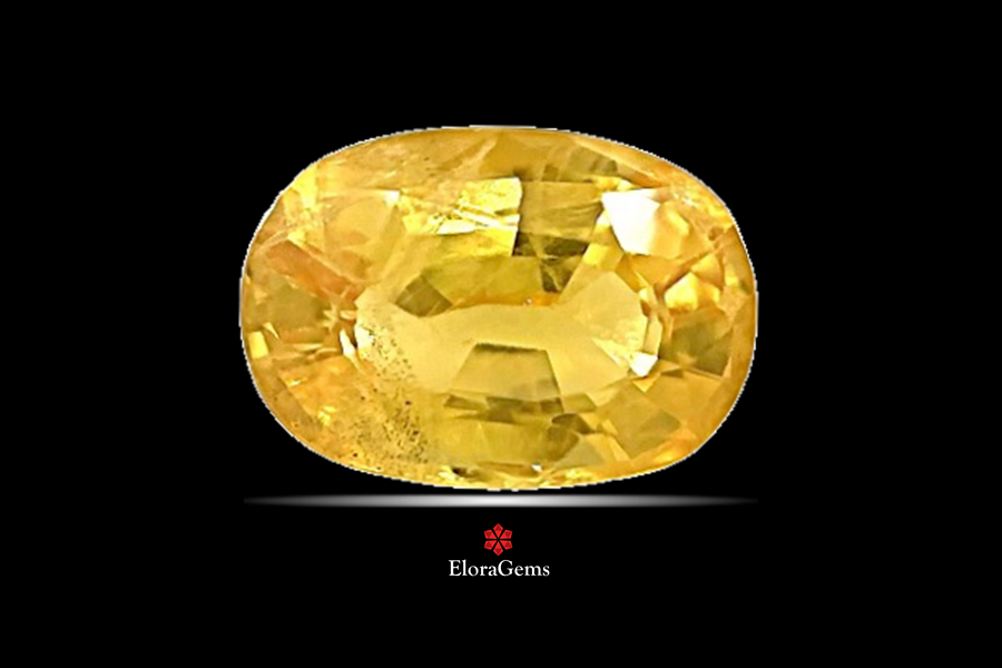 Yellow Sapphire (Pushparag) 9x0 MM 2.56 carats