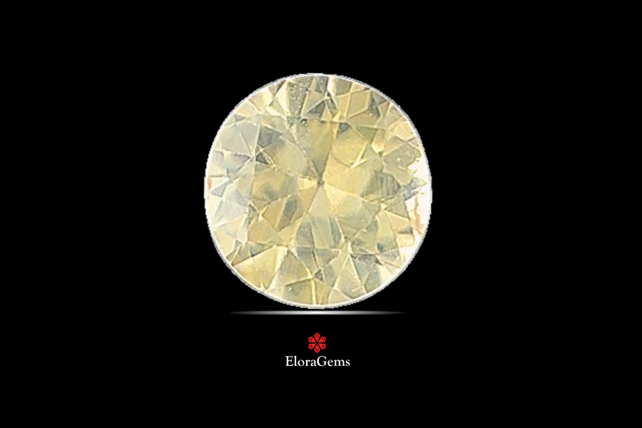 Yellow Sapphire (Pushparag) 5x5 MM 0.77 carats