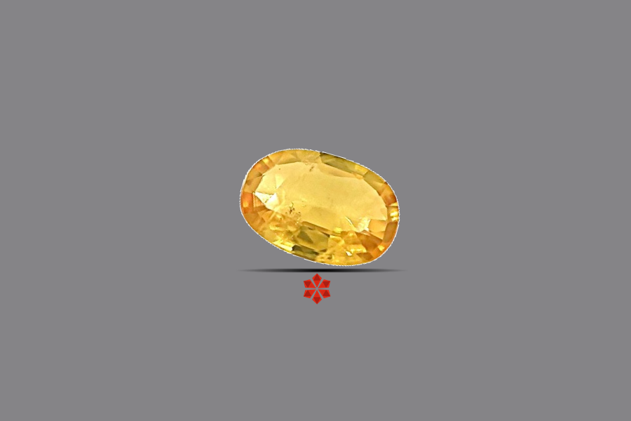 Yellow Sapphire (Pushparag) 7x5 MM 0.85 carats