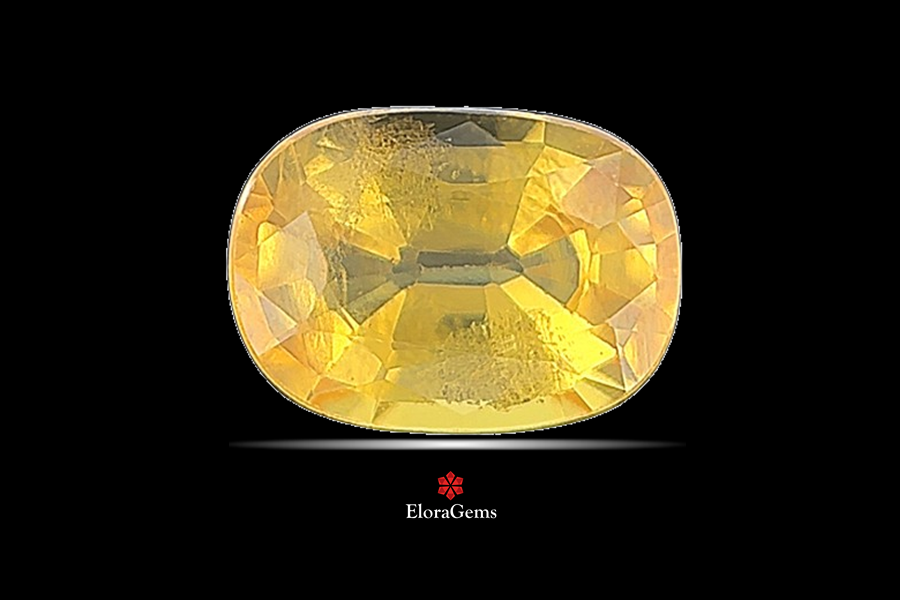 Yellow Sapphire (Pushparag) 9x0 MM 2.42 carats