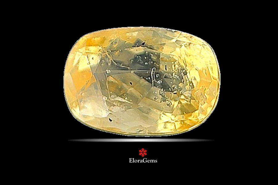 Yellow Sapphire (Pushparag) 8x6 MM 2.1 carats