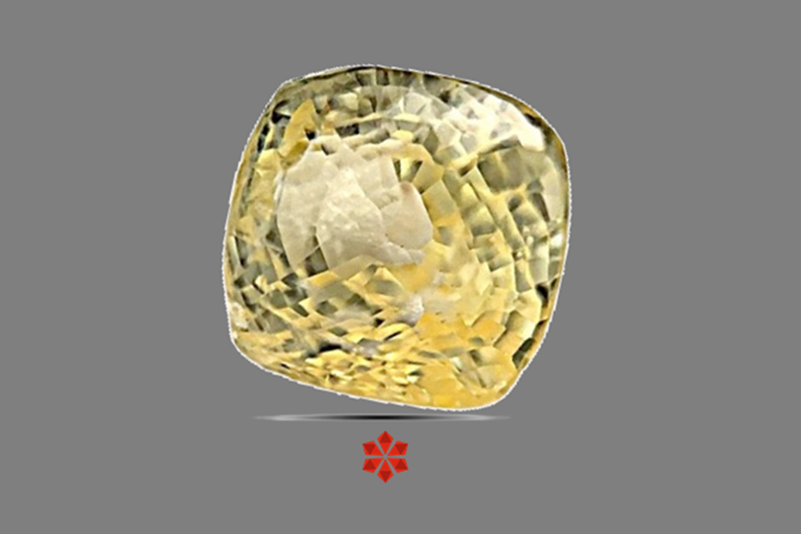 Yellow Sapphire (Pushparag) 7x7 MM 2.54 carats