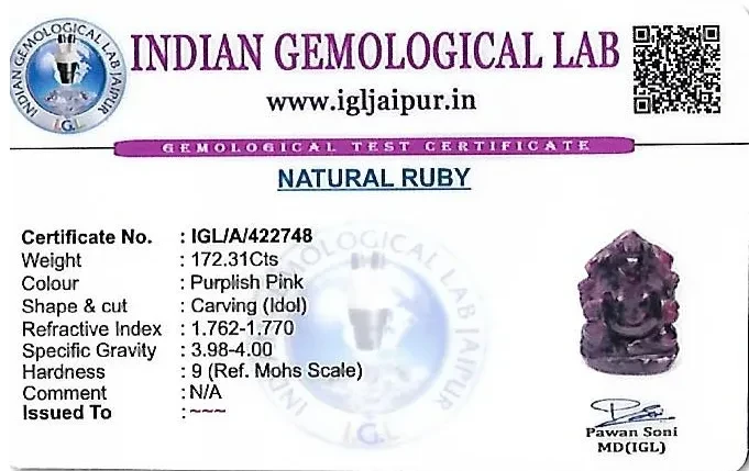 Ruby (Manik) 0x0 MM 172.31 carats