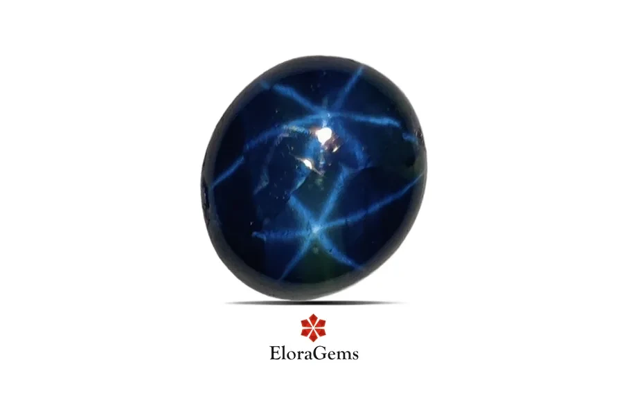 Double Star Blue Sapphire 9x8 MM 2.73 carats