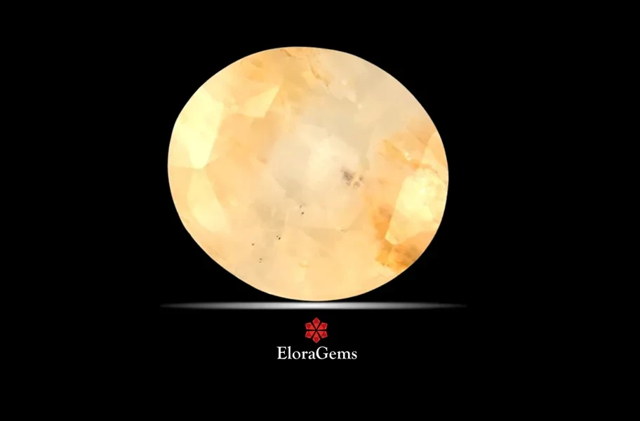 Yellow Sapphire (Pushparag) 11x10 MM 7.26 carats