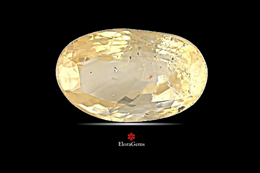 Yellow Sapphire (Pushparag) 11x7 MM 3.6 carats