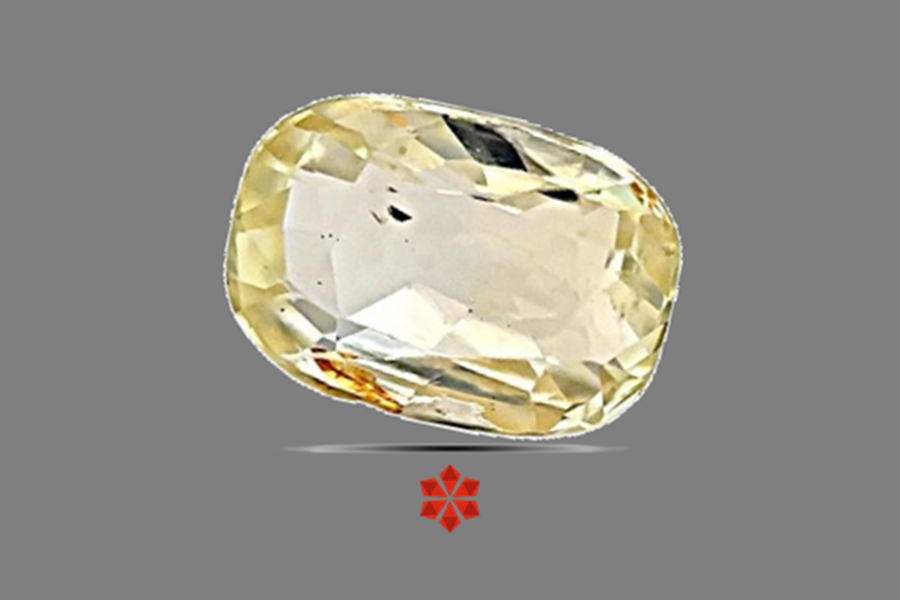 Yellow Sapphire (Pushparag) 7x5 MM 1.18 carats