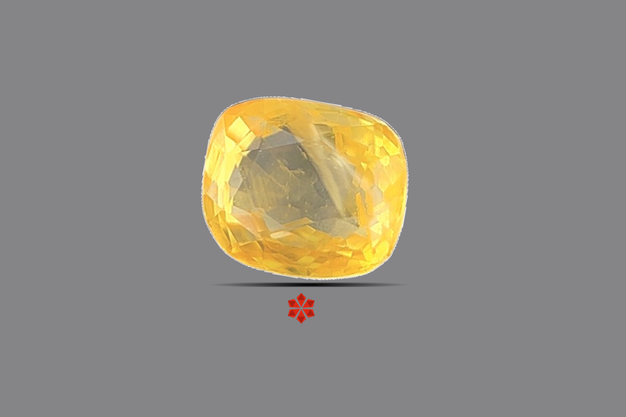 Yellow Sapphire (Pushparag) 7x6 MM 1.8 carats
