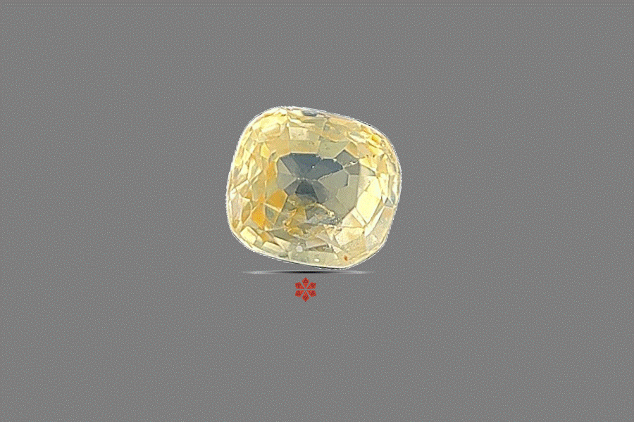 Yellow Sapphire (Pushparag) 5x5 MM 0.83 carats