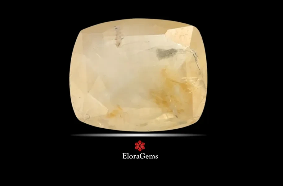 Yellow Sapphire (Pushparag) 14x11 MM 9 carats