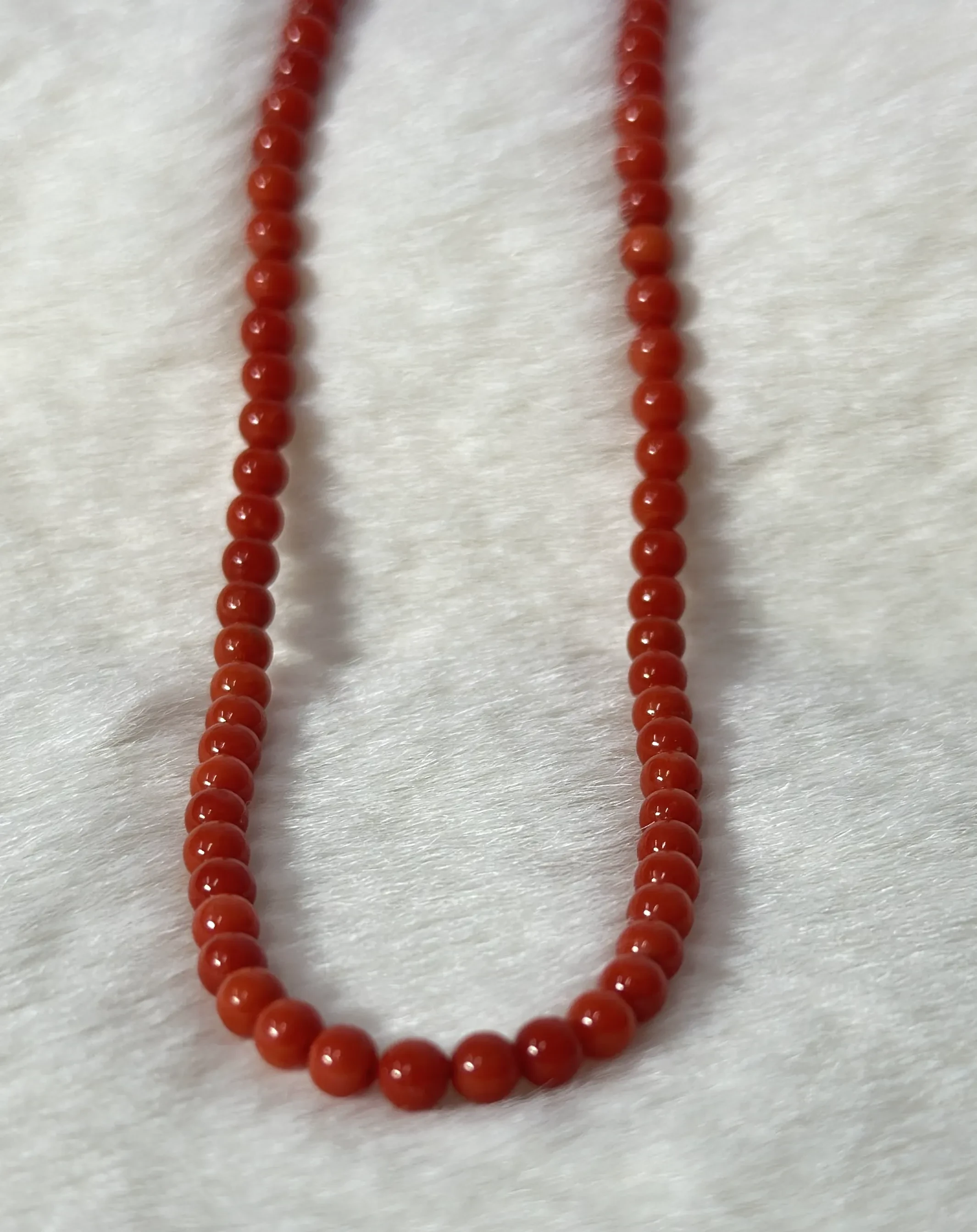 Red Coral (Pavalam) 4x4 MM 61.73 carats