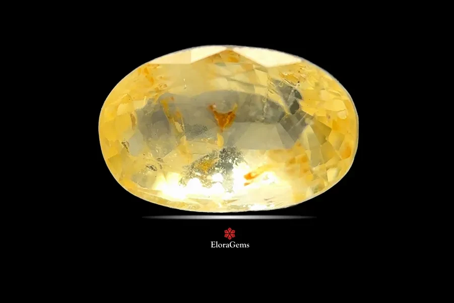 Yellow Sapphire (Pukhraj) 10x6 MM 2.56 carats